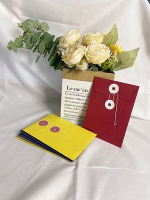 180gm Farbpapier, Schnur, Umschlag, Logo für Büro- und Geschäftsdokumente