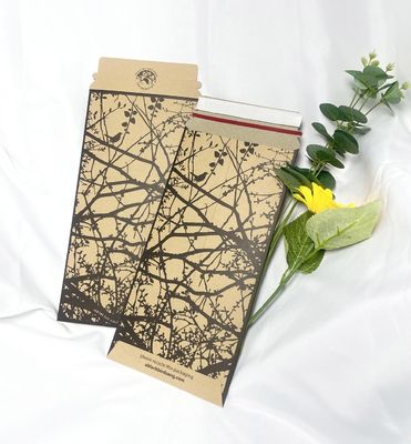 Bequeme und langlebige Zustellpackung Recycling Kraft Erweiterbare starre Mailer für Bücher