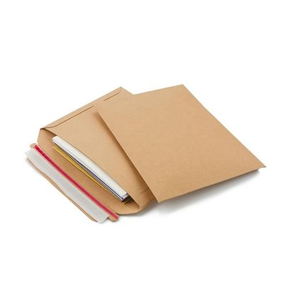 Bequeme und langlebige Zustellpackung Recycling Kraft Erweiterbare starre Mailer für Bücher