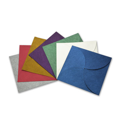 Geschenkumschlag Folie Stempel Logo Druck A4 Einladung Blauer Perlenpapierumschlag