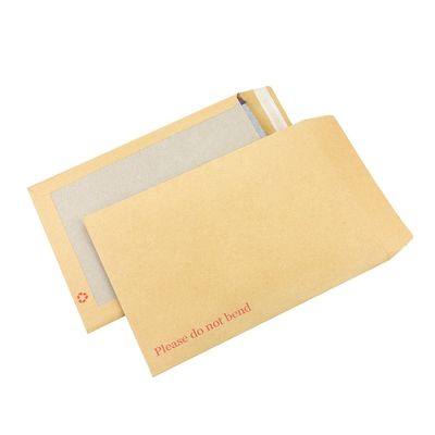Promotion Graue Karton-Beschlagene Umschläge mit benutzerdefiniertem Logo und Kraftpapier