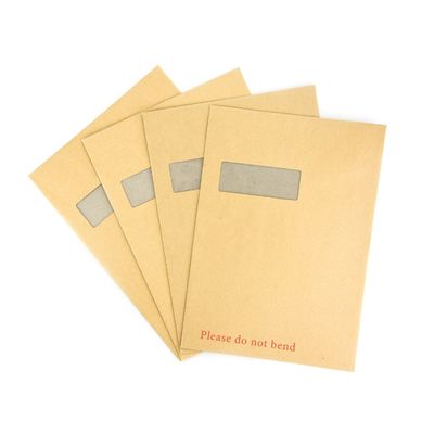 Promotion Graue Karton-Beschlagene Umschläge mit benutzerdefiniertem Logo und Kraftpapier