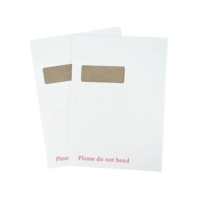 Promotion Graue Karton-Beschlagene Umschläge mit benutzerdefiniertem Logo und Kraftpapier